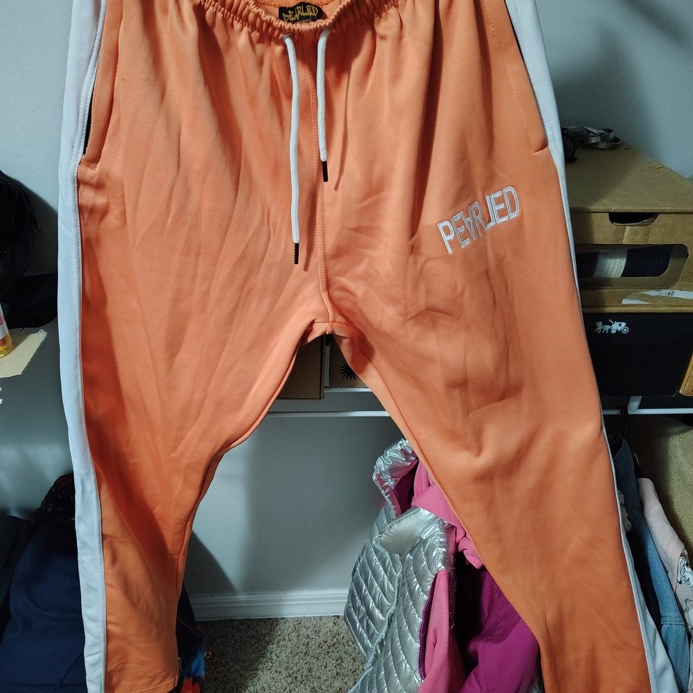 Men's Orange Track Pants